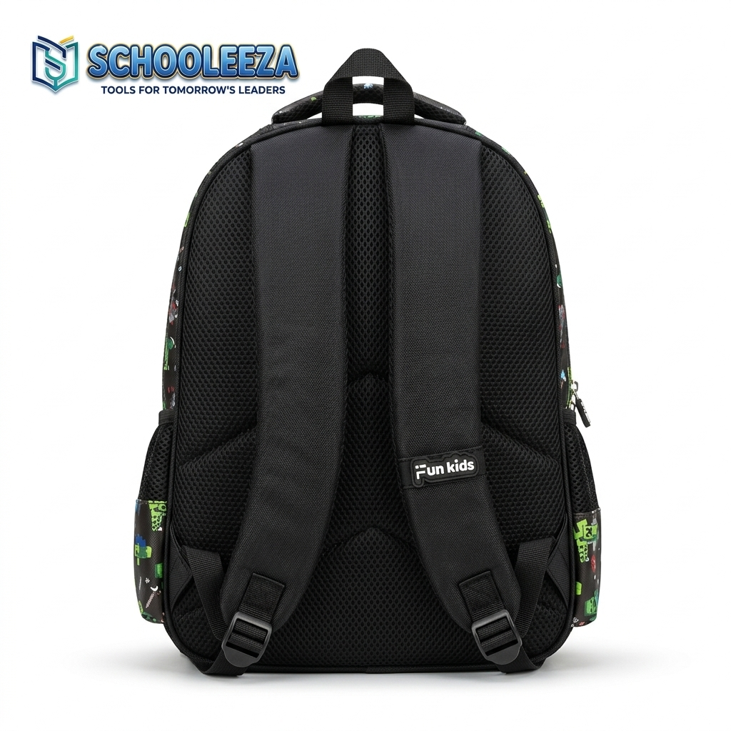 Fun Kids Minecraft Creeper Backpack - Image 3
