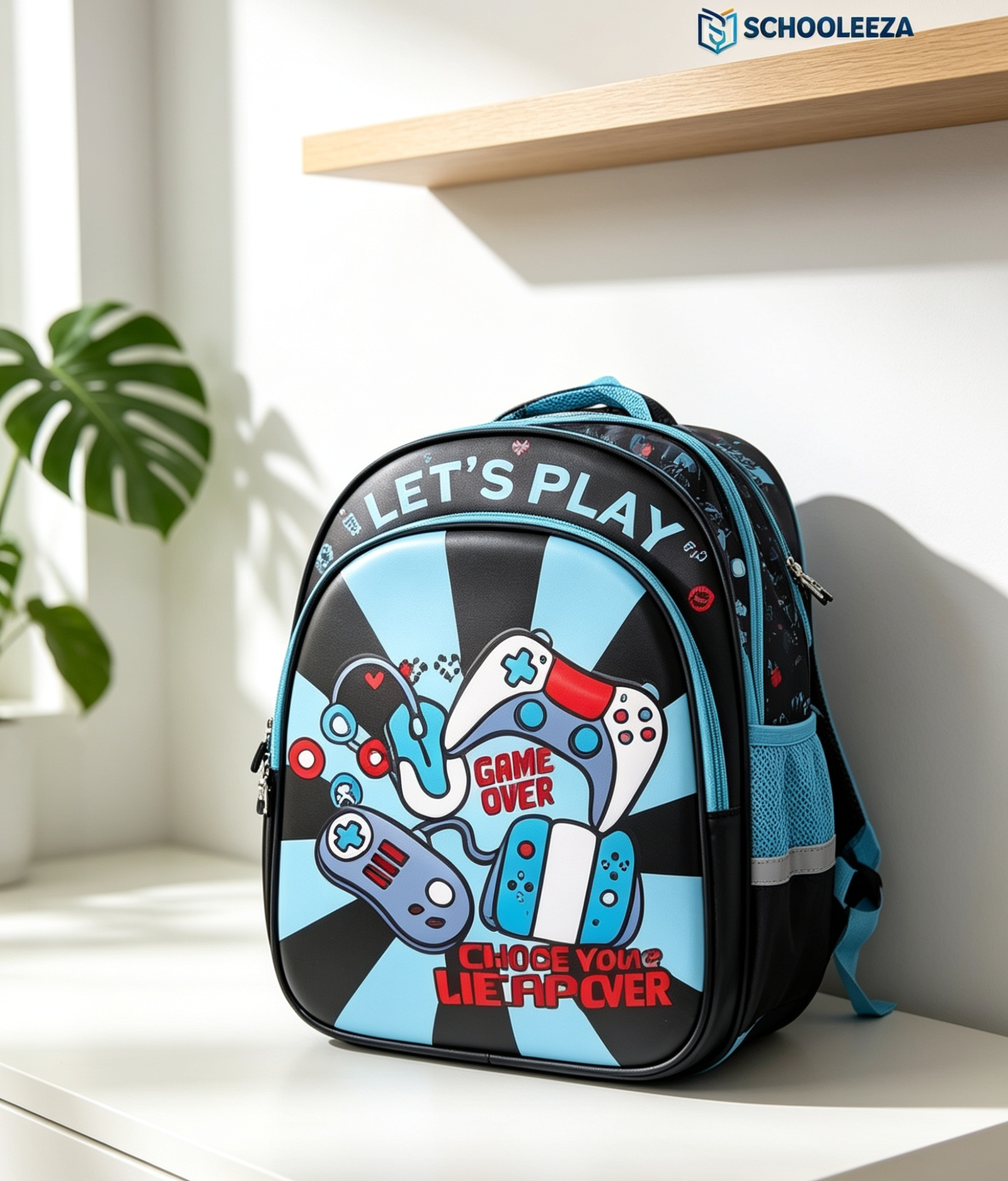 3PCS Gaming Backpack Set for Boys – School Bag, Lunch Bag & Pencil Case - Image 3
