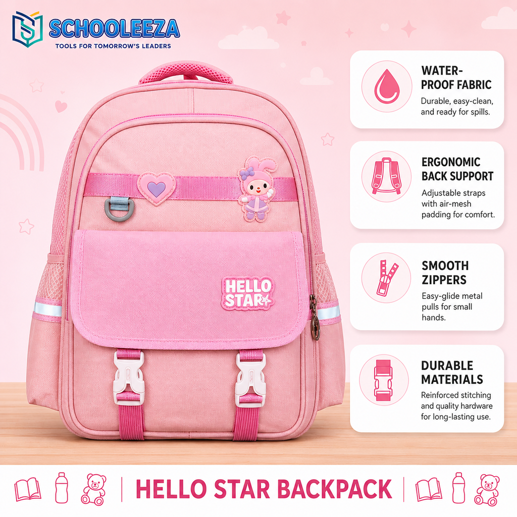 Hello Star Backpack – Premium Kids School Backpack