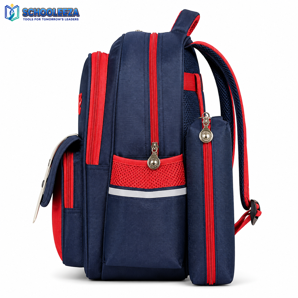 Happy Kids Backpack with Matching Pencil Pouch - Image 2