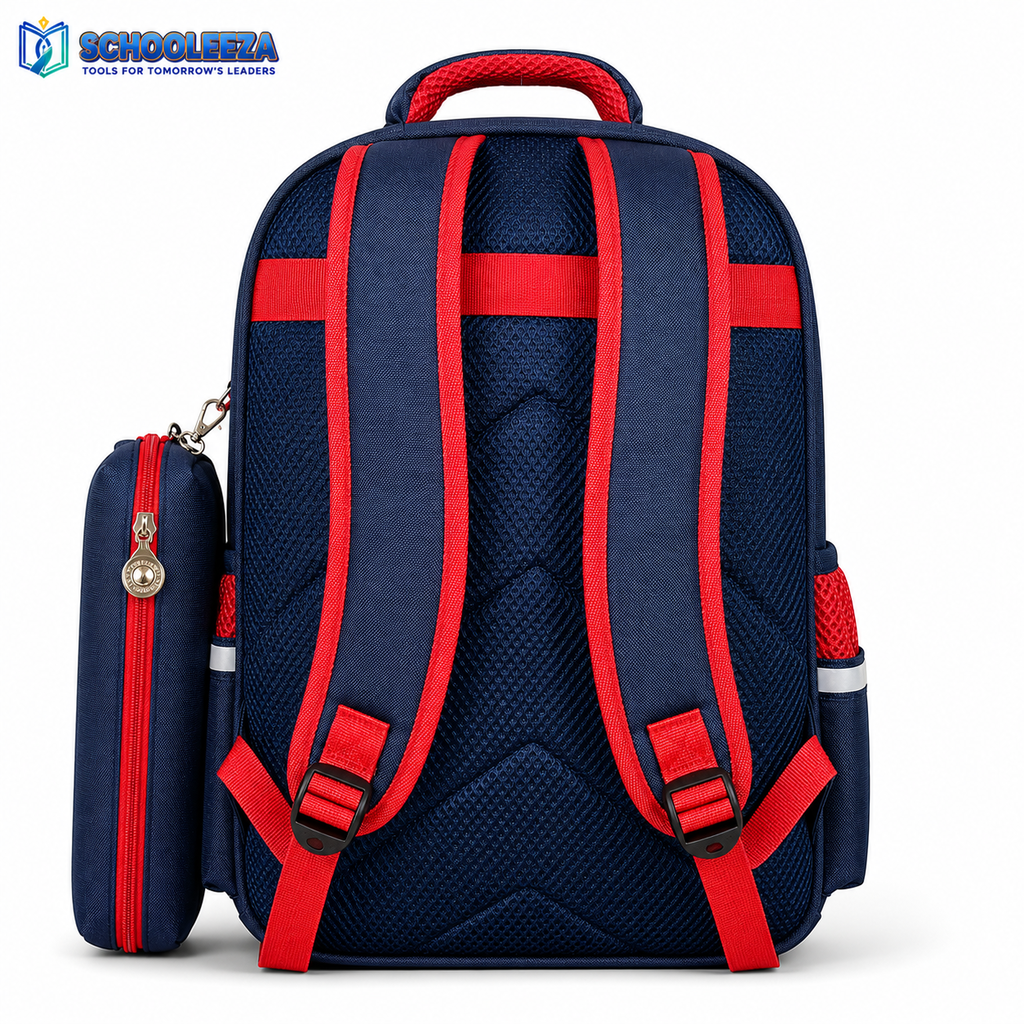 Happy Kids Backpack with Matching Pencil Pouch - Image 3