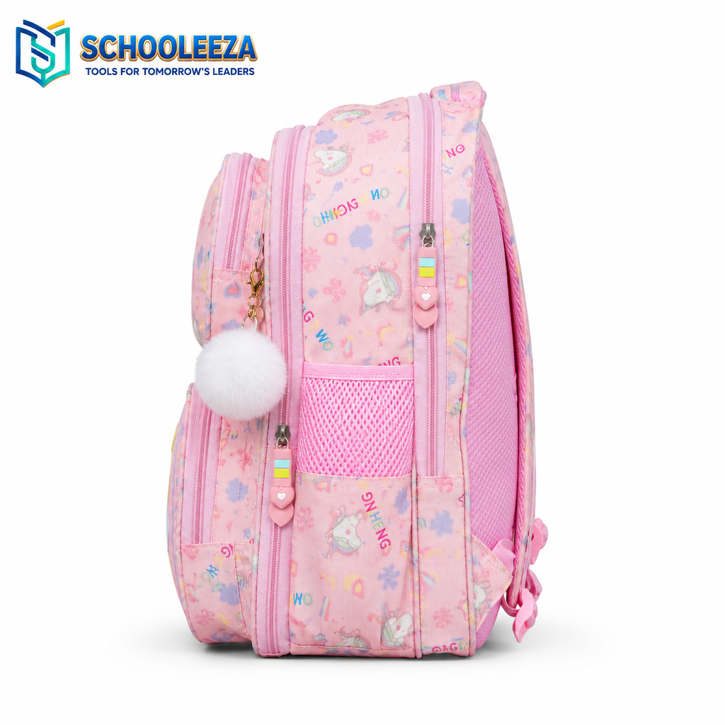 Pastel Unicorn Rainbow Backpack – Premium Kids School Bag - Image 2