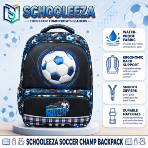 Soccer Champ Hardshell School Backpack