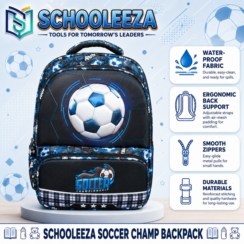 Soccer Champ Hardshell School Backpack