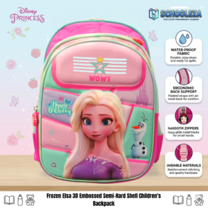 Frozen Elsa 3D Embossed Semi-Hard Shell Children's Backpack