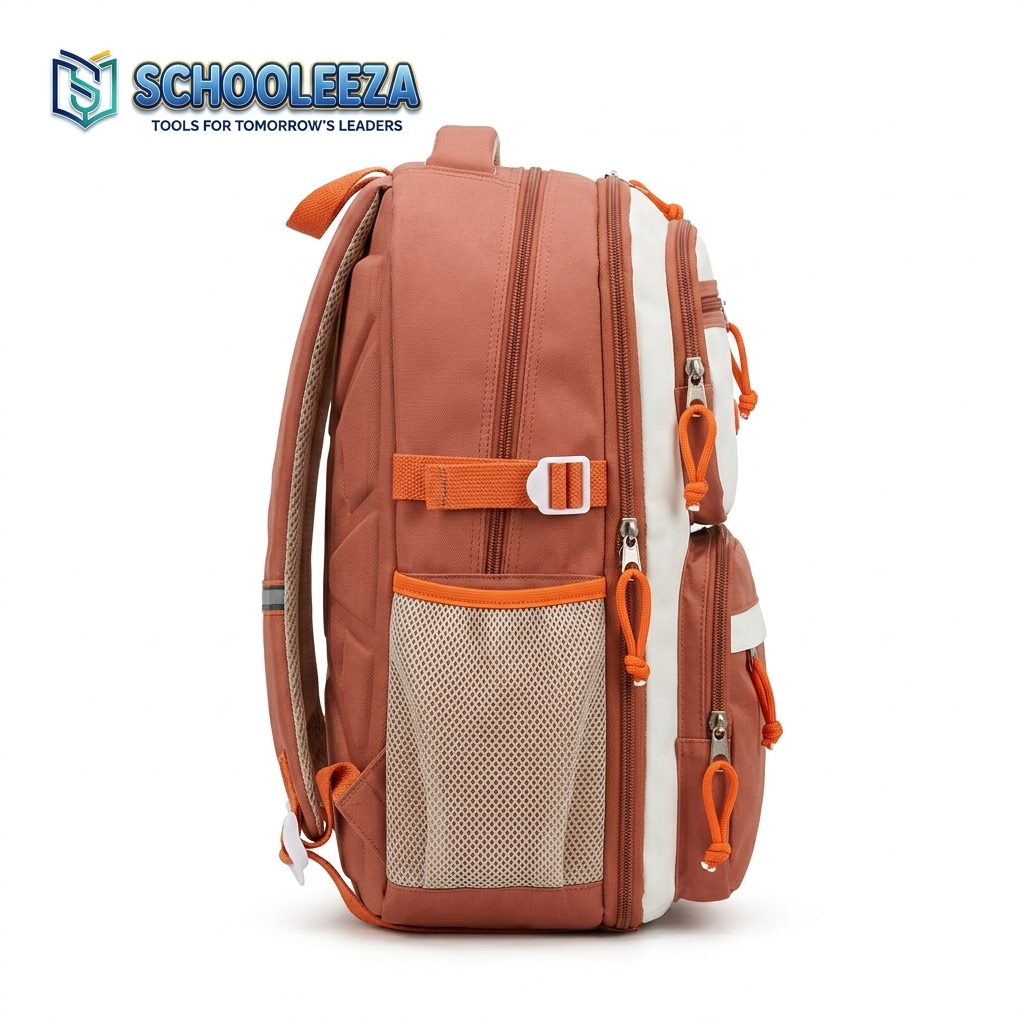 KuNuo Adventure Backpack (Orange/White) - Image 2