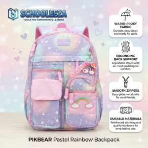 PIKBEAR Pastel Rainbow Dream Backpack