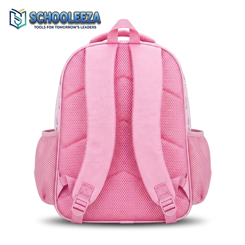 Pink Multi-Compartment Kids Backpack Bunny Edition - Image 3