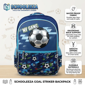 "Goal Maker" Soccer-Themed Premium Kids Backpack