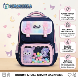 Kuromi & Pals Charm Backpack