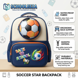 Soccer Star Kids' Backpack blue