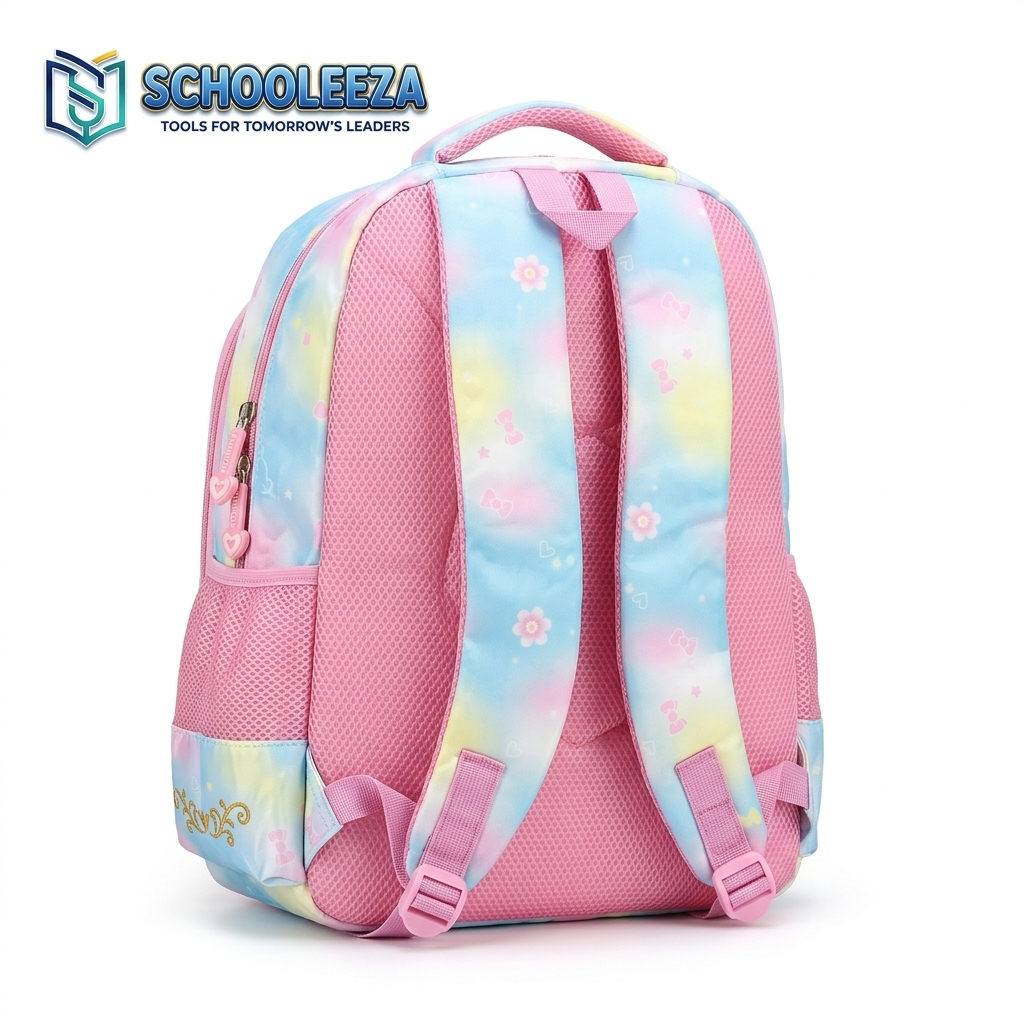 "Hello Girl" Pastel Tie-Dye Backpack - Image 3