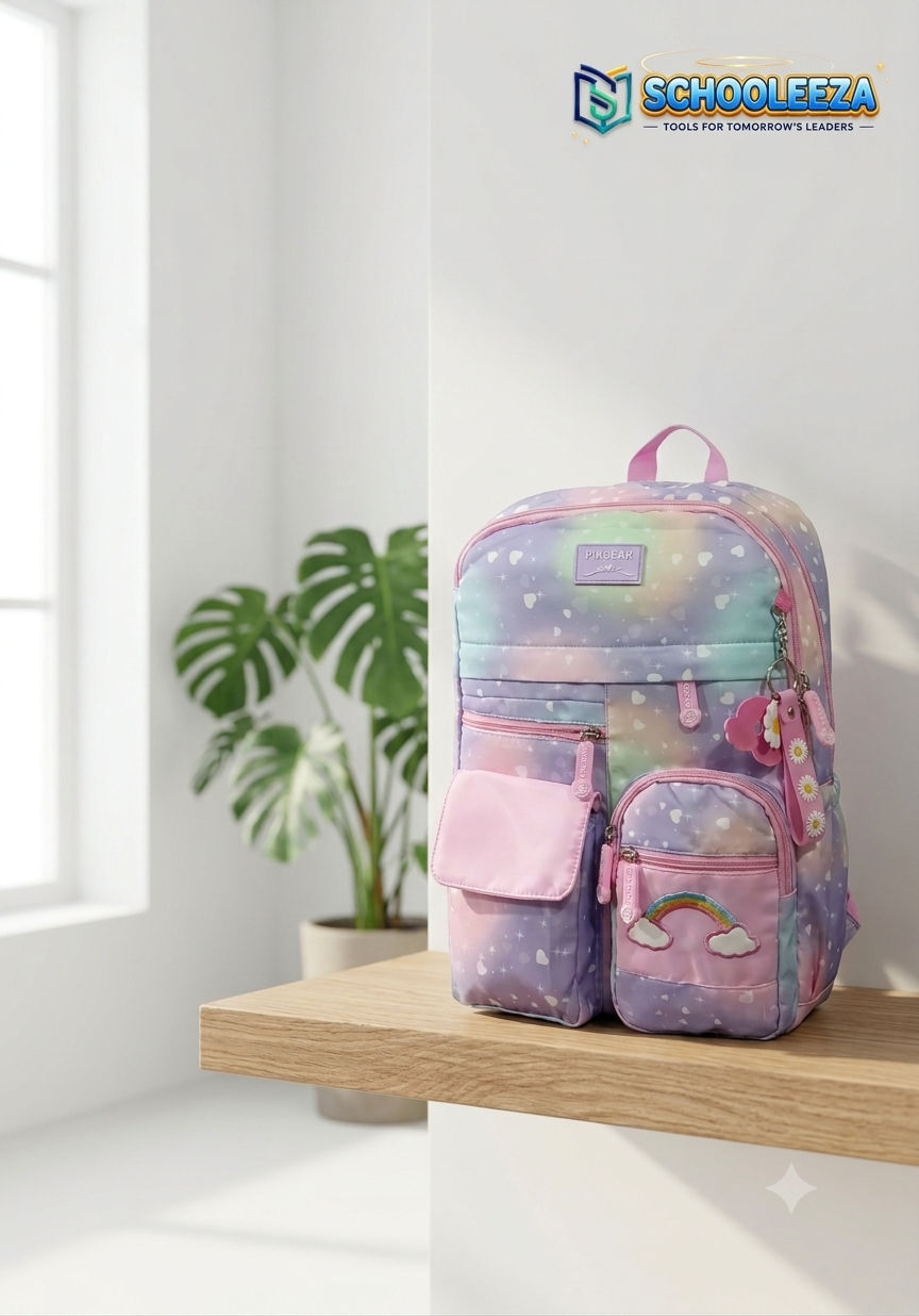 PIKBEAR Pastel Rainbow Dream Backpack