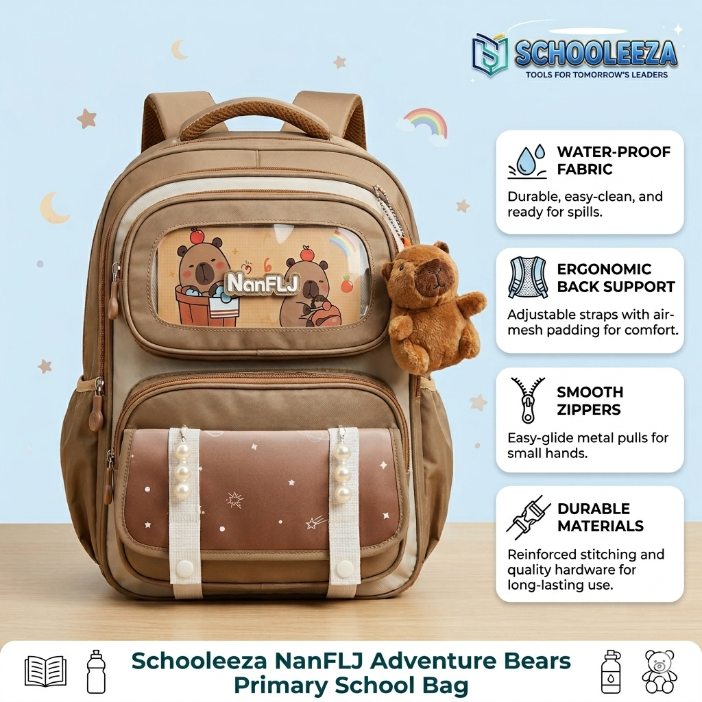 NanFLJ Adventure Bears Primary School Bag