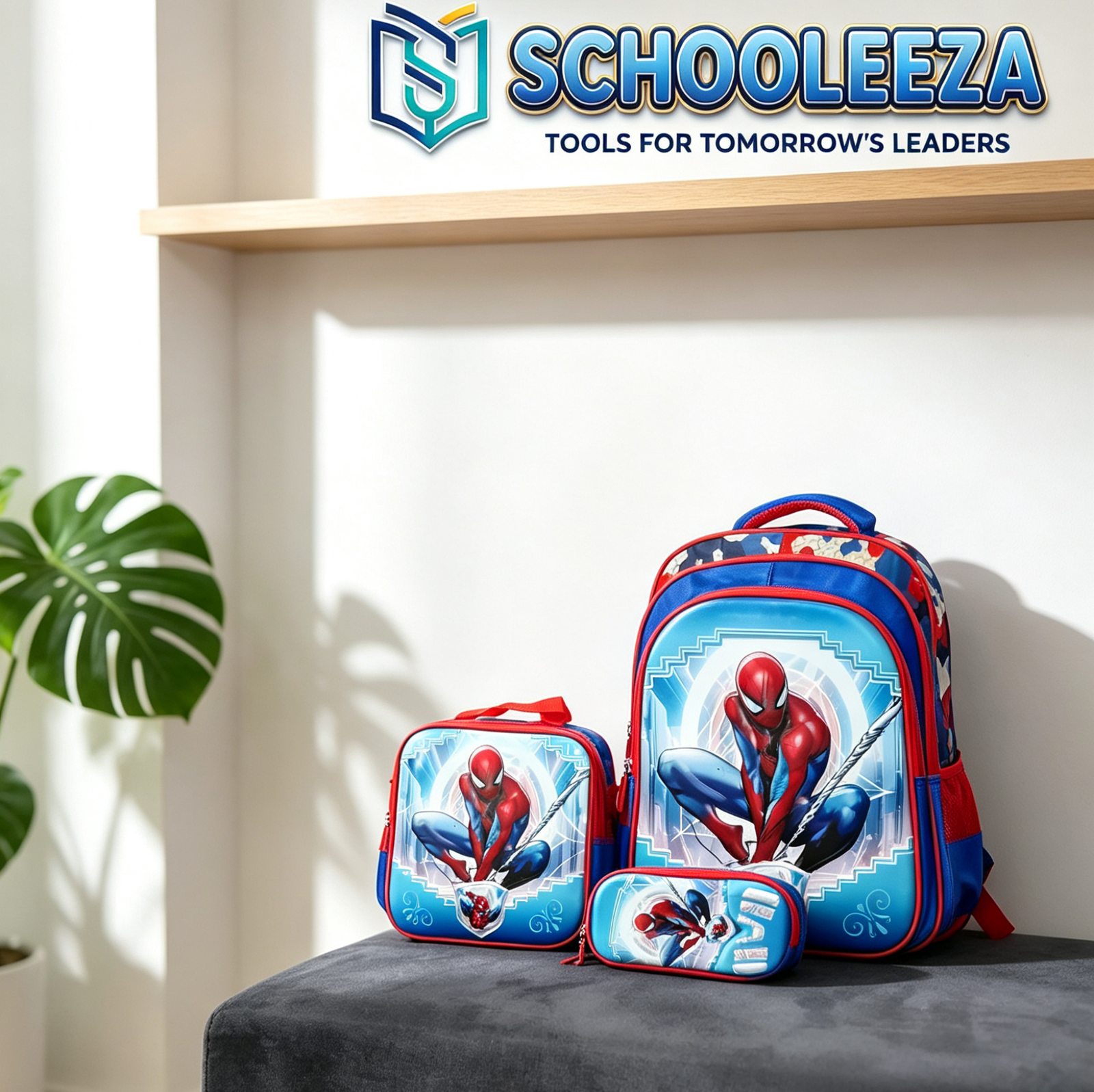 Marvel Spider-Man Action Hero School Backpack Set (3-Piece)
