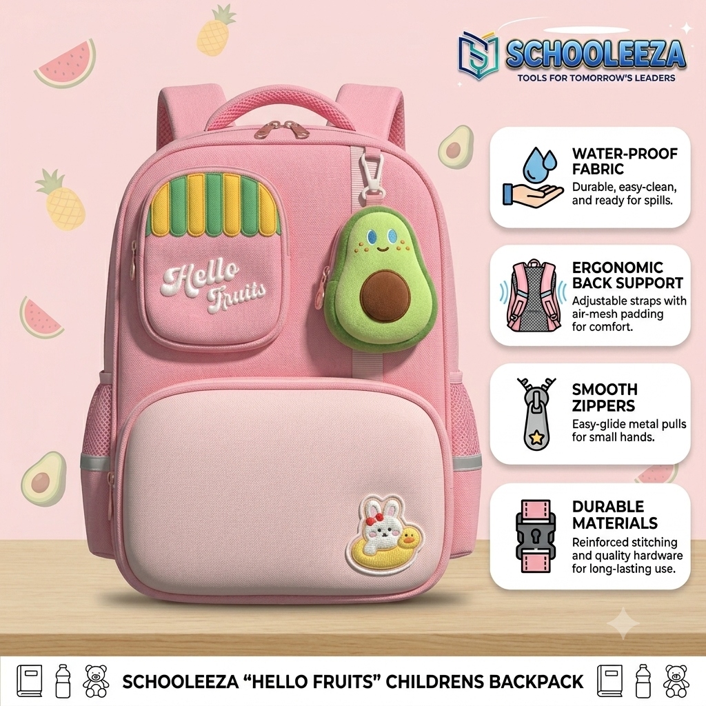 "Hello Fruits" & Avocado Buddy Children’s Backpack