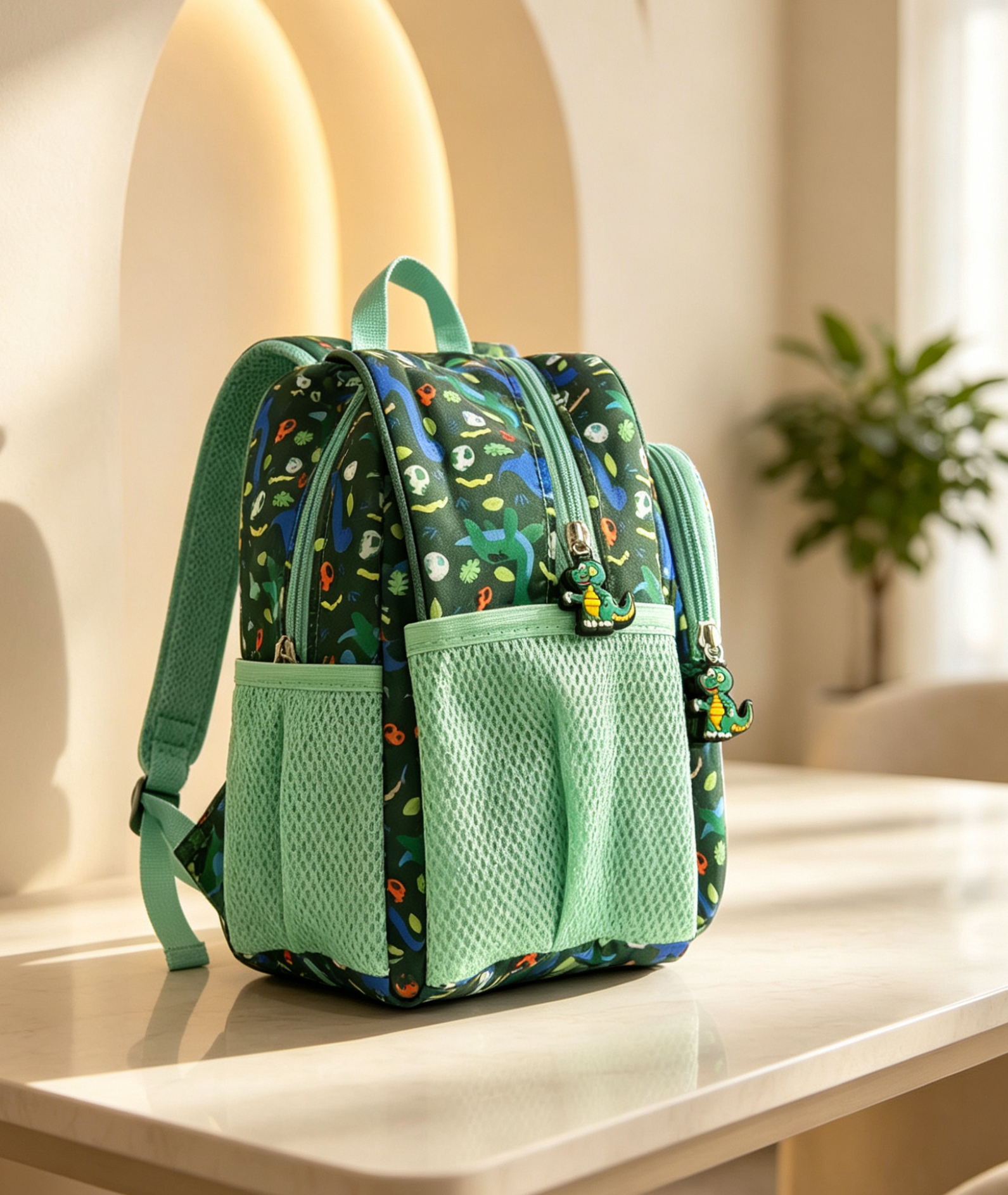 Dino Adventure Kids Backpack- 10 inch - Image 3