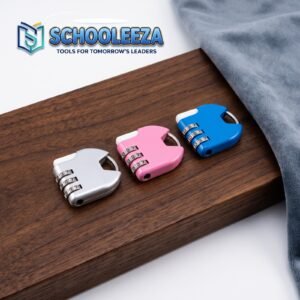 3-digit combination small lock- pack of 3
